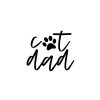 Cat Dad Handwritten SVG, PNG, JPG, PDF Files