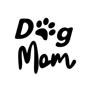 Dog Mom Paw SVG, PNG, JPG, PDF Files