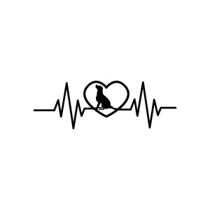 Dog Heartbeat SVG, PNG, JPG, PDF Files