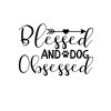 Blessed And Dog Obsessed SVG, PNG, JPG, PDF Files