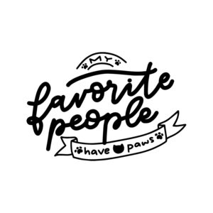 My Favorite People Have Paws SVG, PNG, JPG, PDF Files