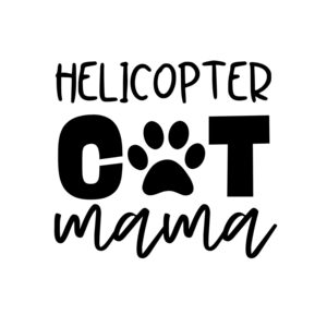 Helicopter Cat Mama SVG, PNG, JPG, PDF Files