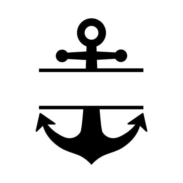 Free Anchor Split SVG, PNG, JPG, PDF Files