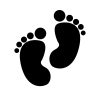 Free Baby Feet Decal SVG, PNG, JPG, PDF Files