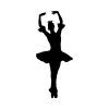 Free Ballerina Silhouette SVG, PNG, JPG, PDF Files