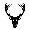 Free Dear Head Silhouette SVG, PNG, JPG, PDF Files