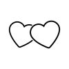 Free Double Hearts SVG, PNG, JPG, PDF Files