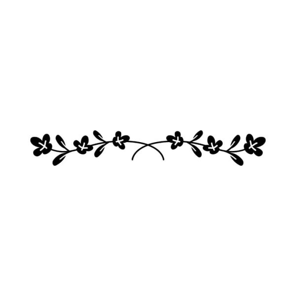 Free Floral Divider SVG, PNG, JPG, PDF Files