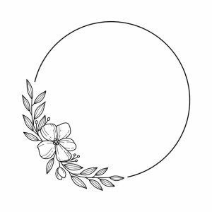 Free Floral Ornamental Circle SVG, PNG, JPG, PDF Files