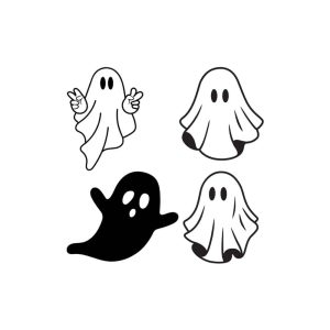 Free Ghost Bundle SVG, PNG, JPG, PDF Files