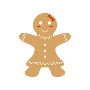 Free Gingerbread Girl SVG, PNG, JPG, PDF Files