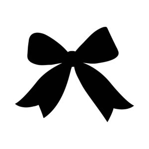 Free Girl Bow Silhouette SVG, PNG, JPG, PDF Files