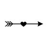 Free Heart Arrow SVG, PNG, JPG, PDF Files