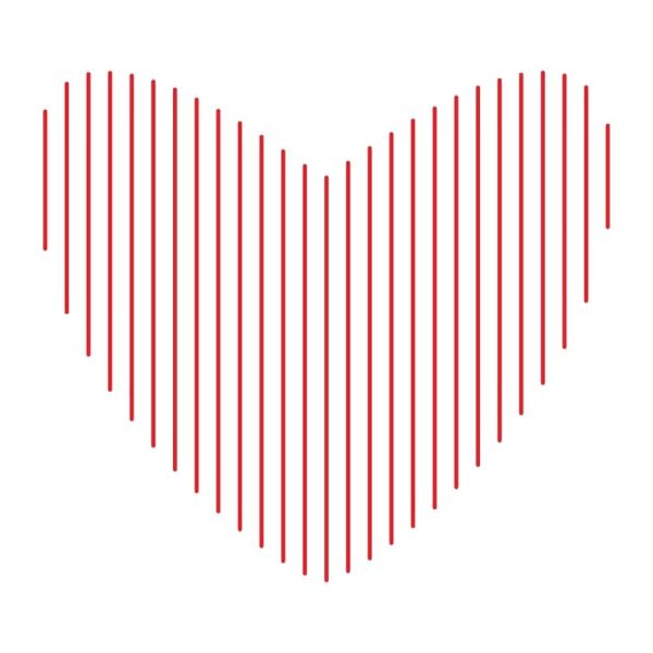 Free Heart Made Of Lines SVG, PNG, JPG, PDF Files