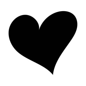Free Heart Silhouette SVG, PNG, JPG, PDF Files