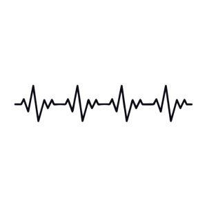 Free Heartbeat Wave SVG, PNG, JPG, PDF Files