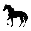 Free Horse Silhouette Animal SVG, PNG, JPG, PDF Files