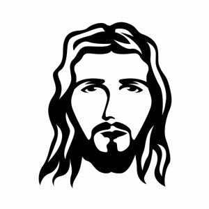 Free Jesus Christ Head Clipart SVG, PNG, JPG, PDF Files