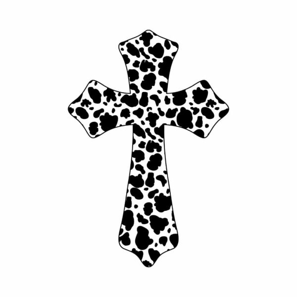 Free Leopard Skin Cross SVG, PNG, JPG, PDF Files