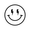 Free Lightning Eyes Smiley SVG, PNG, JPG, PDF Files