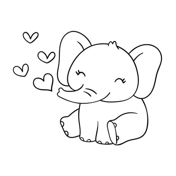 Free Little Elephant SVG, PNG, JPG, PDF Files