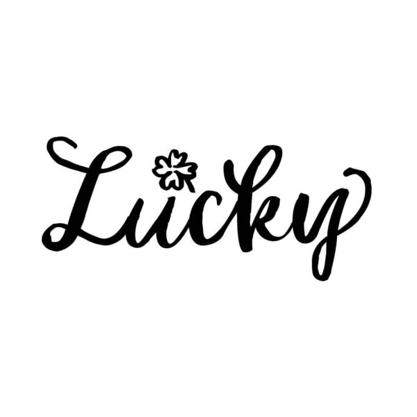 Free Lucky Sign SVG, PNG, JPG, PDF Files