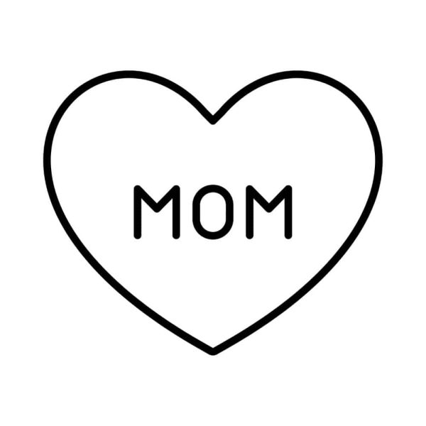 Free Mom Sign In Heart SVG, PNG, JPG, PDF Files