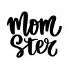 Free Momster Silhouette SVG, PNG, JPG, PDF Files