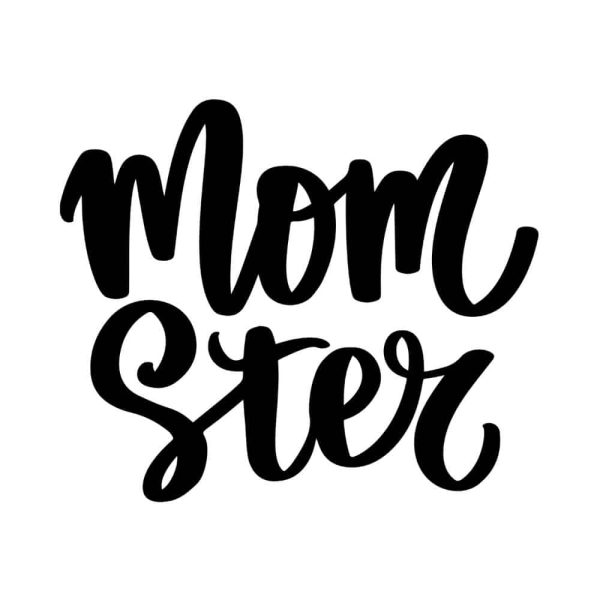 Free Momster Silhouette SVG, PNG, JPG, PDF Files