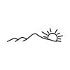 Free Mountain And Sun SVG, PNG, JPG, PDF Files
