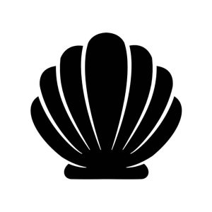 Free Sea Shell Calm Silhouette SVG, PNG, JPG, PDF Files