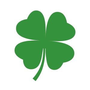 Free Shamrock Clover Four Leaf For Luck SVG, PNG, JPG, PDF Files