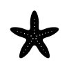 Free Star Fish Silhouette SVG, PNG, JPG, PDF Files