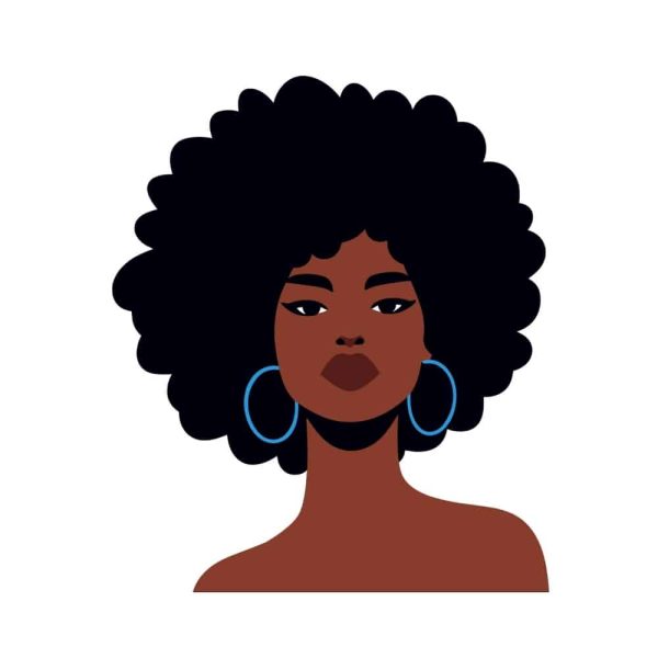 Free Stylish Afro Girl SVG, PNG, JPG, PDF Files