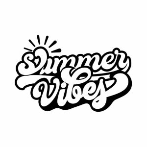 Free Summer Vibes SVG, PNG, JPG, PDF Files