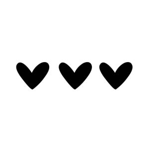 Free Three Heart Love SVG, PNG, JPG, PDF Files