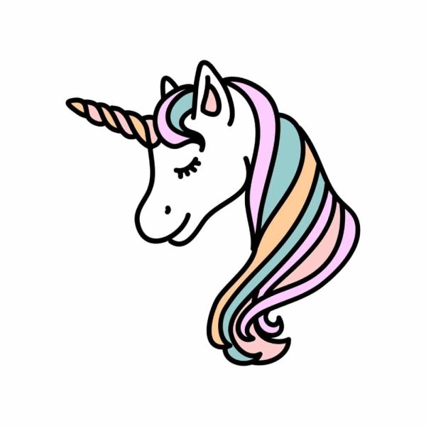 Free Unicorn Head Birthday SVG, PNG, JPG, PDF Files