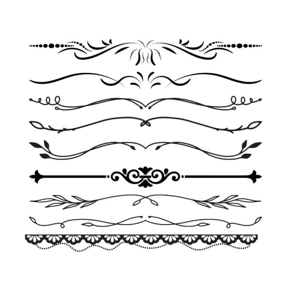 Free Vintage Text Dividers Bundle SVG, PNG, JPG, PDF Files