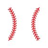 Free Baseball Stitches SVG, PNG, JPG, PDF Files