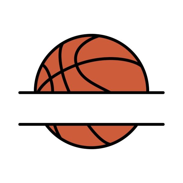 Free Basketball Ball Split SVG, PNG, JPG, PDF Files