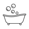 Free Bathtub Outline SVG, PNG, JPG, PDF Files