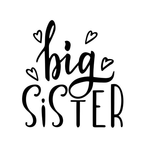 Free Big Sister Sign SVG, PNG, JPG, PDF Files