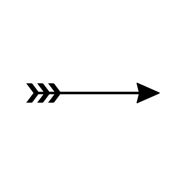 Free Black Feather Arrow SVG, PNG, JPG, PDF Files