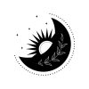 Free Boho Moon SVG, PNG, JPG, PDF Files