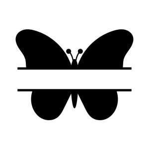 Free Butterfly Split SVG, PNG, JPG, PDF Files