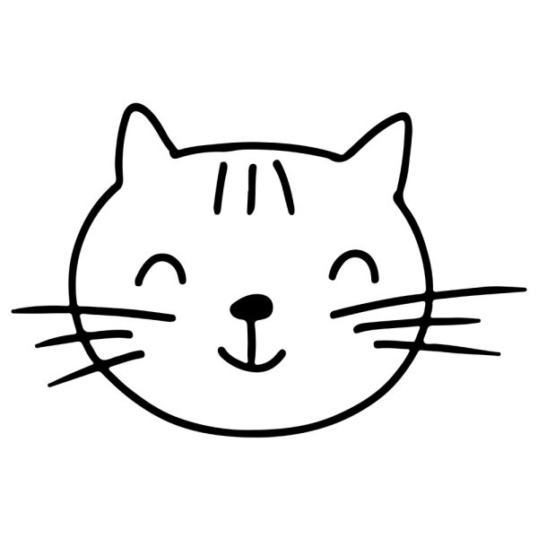 Free Cat Face SVG, PNG, JPG, PDF Files