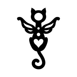 Free Cat With Wings SVG, PNG, JPG, PDF Files