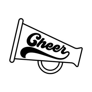 Free Cheer Megaphone SVG, PNG, JPG, PDF Files