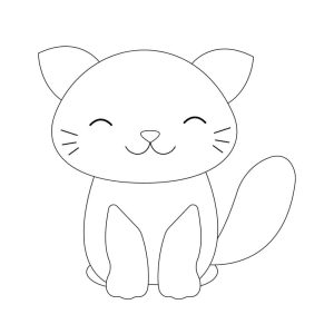 Free Closed Eyes Cat SVG, PNG, JPG, PDF Files