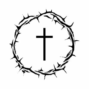 Free Cross And Thorn SVG, PNG, JPG, PDF Files